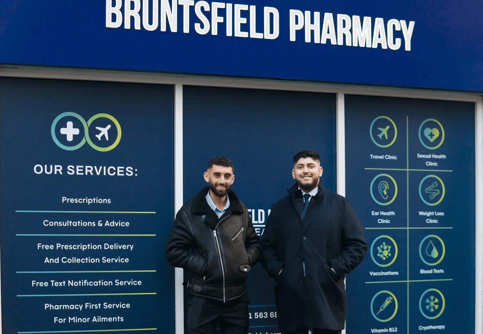 Bruntsfield Pharmacy founders Ather Diab and Farhad Mehmood
